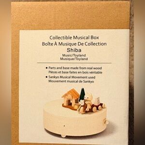 Papyrus Wooderful Life Shiba Music Box